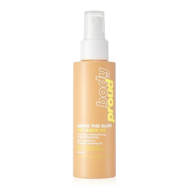 Body Proud Serve the Glow Body Oil with Vitamin C & E, 4.06 fl oz | Walmart (US)