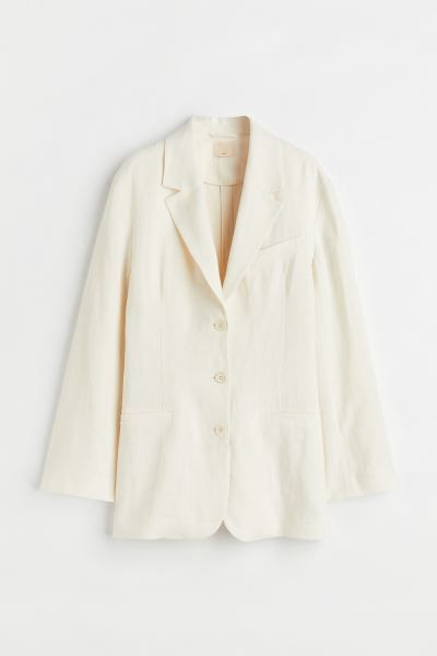 Linen-blend jacket | H&M (UK, MY, IN, SG, PH, TW, HK)