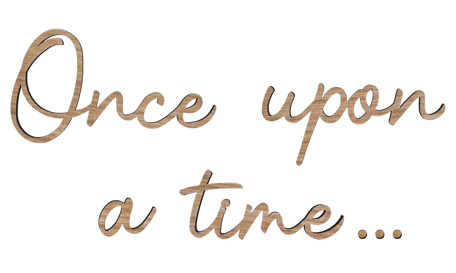 JarThenaAMCS Once Upon a Time Wooden Sign Reading Corner Sign Nursery Wall Decor for Kids Bedroom... | Amazon (US)