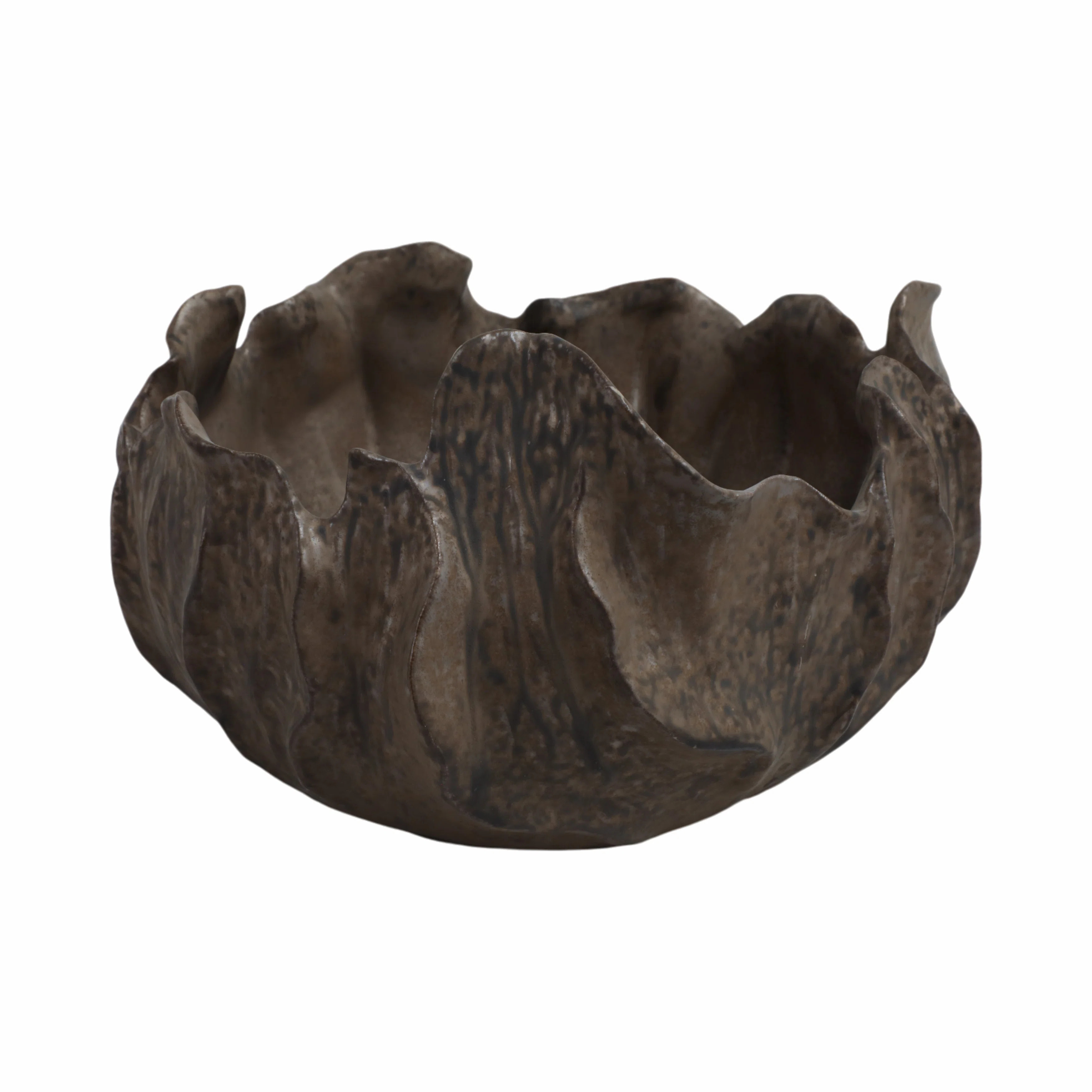 14" Dabira Short Porcelain Bowl, Rust | Wayfair North America