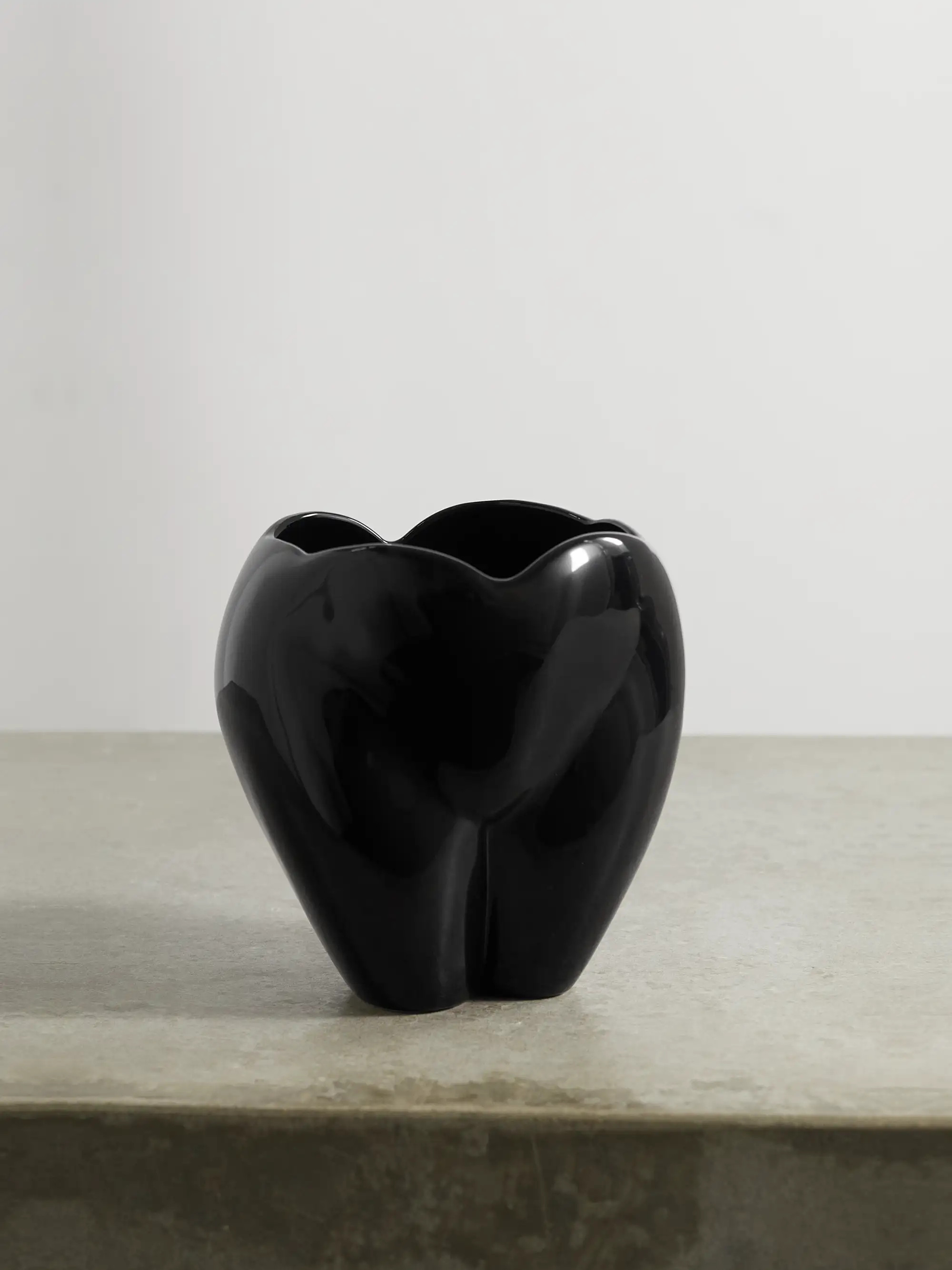 Bottom of my Heart glazed ceramic vase | NET-A-PORTER (UK & EU)