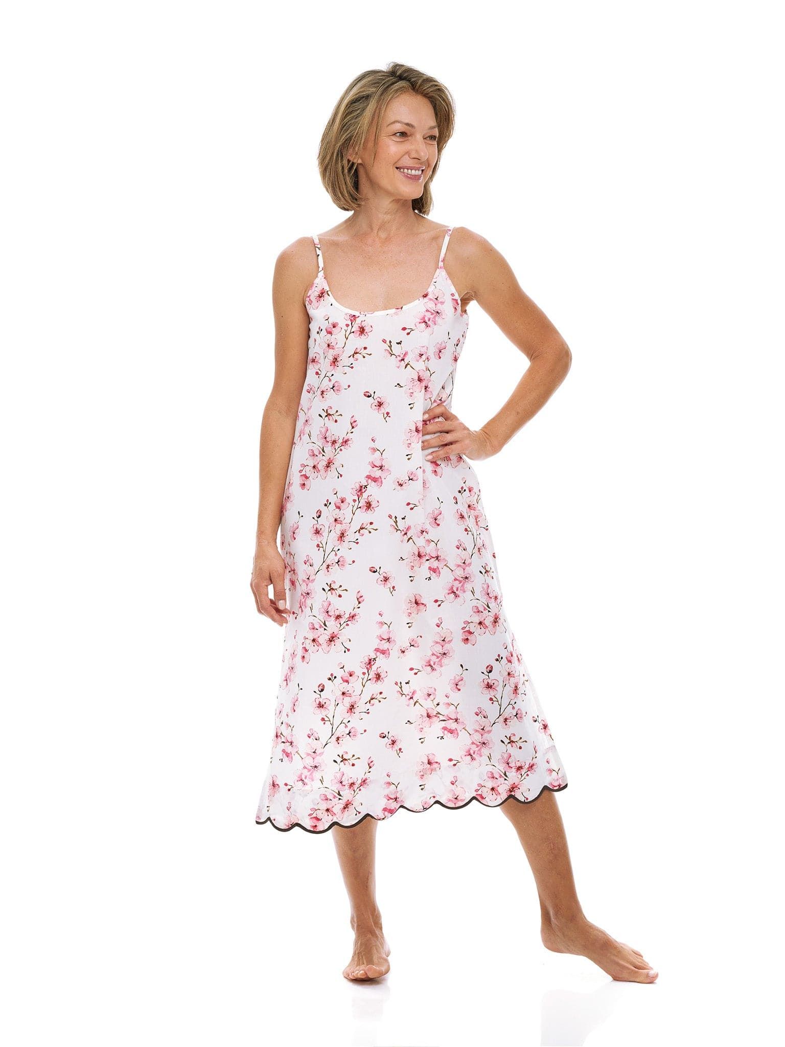 Cherry Blossom Slip Nightgown | Heidi Carey