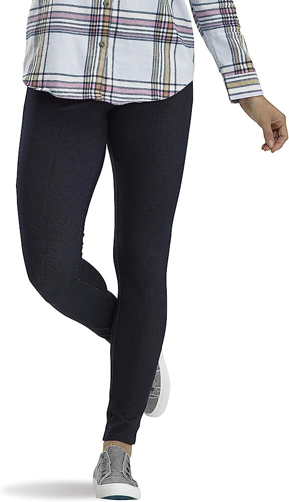 No Nonsense Women's Expantech Faux Denim Leggings | Amazon (US)