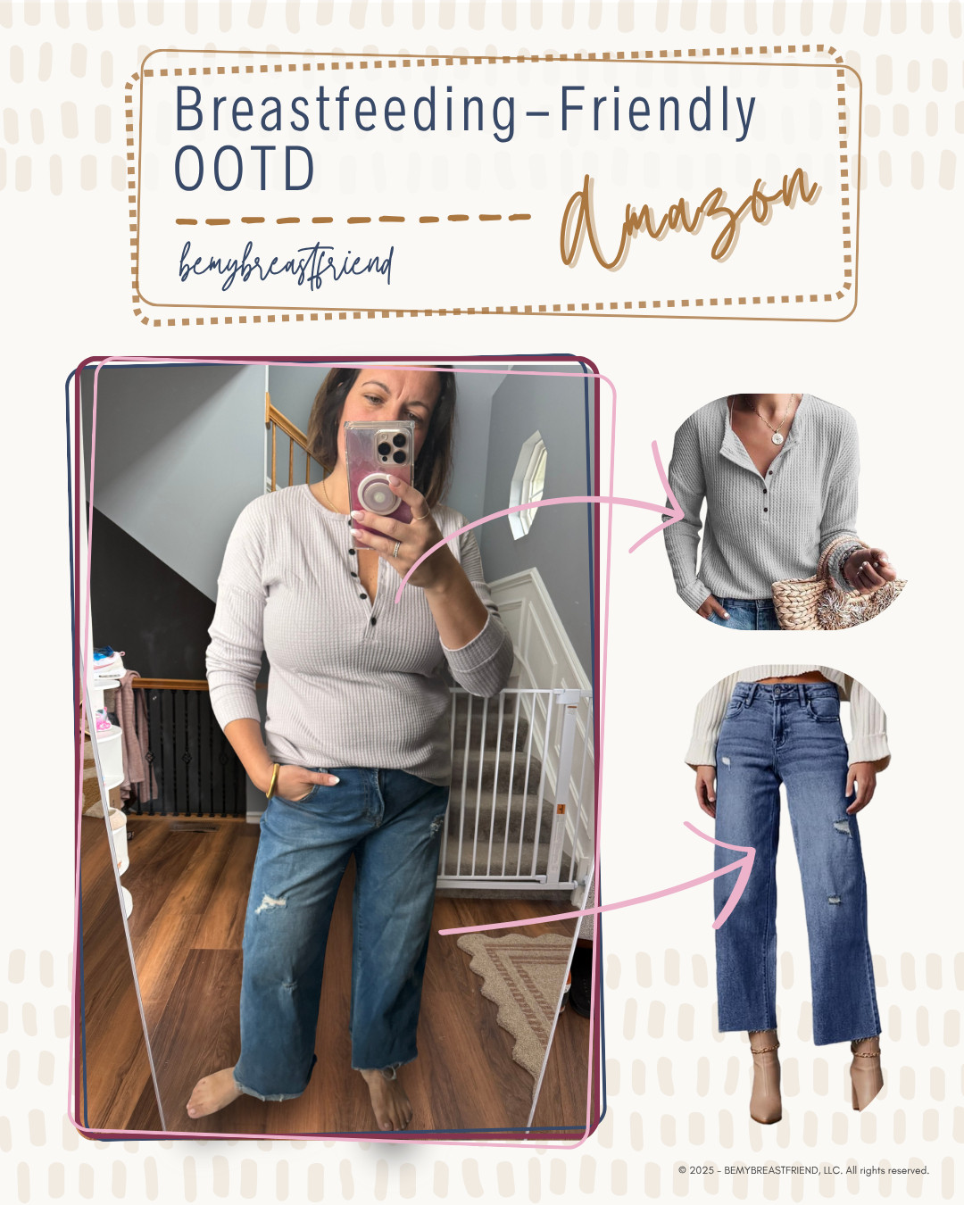 Amazon | Breastfeeding-Friendly OOTD 

 #LTKMidsize #LTKStyleTip #LTKBaby