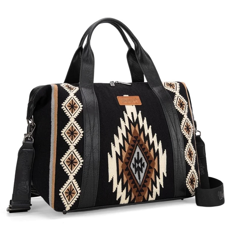 Wrangler Duffel Bag for Women Large Travel Weekender Bag Designer Tapestry Carry On Bags, Tapestr... | Walmart (US)