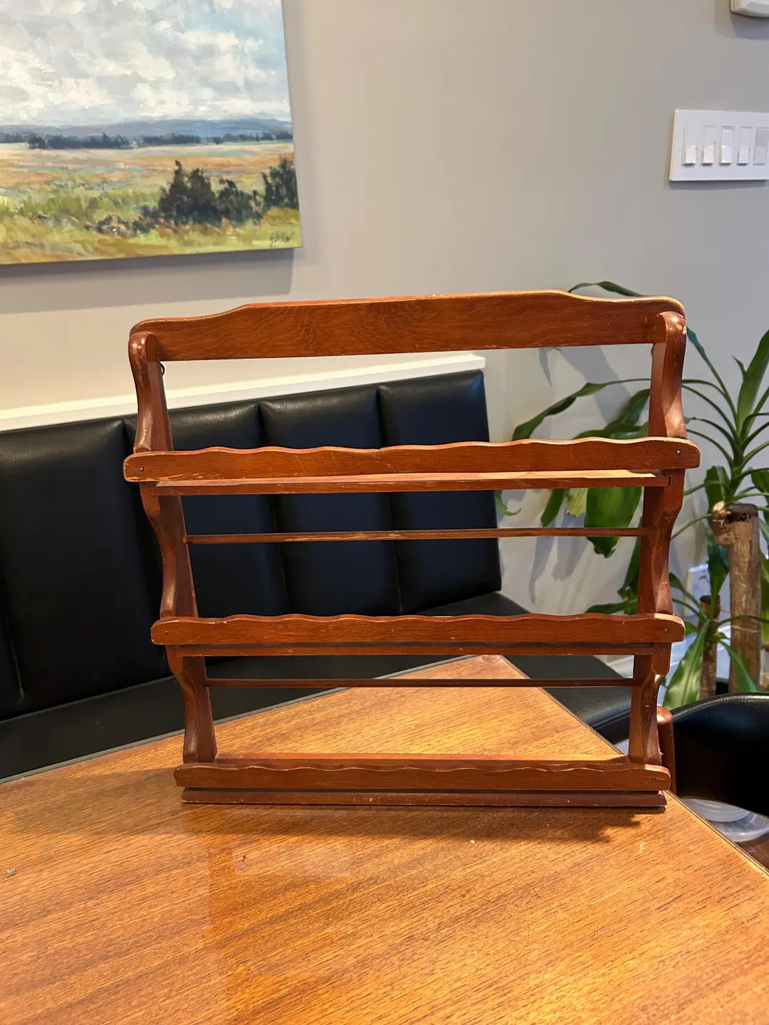 Large Vintage 3 Tier Wood Wall Spice Cabinet Rack | Vintage Wood Spice Wall Rack | Vintage Apothe... | Etsy (US)