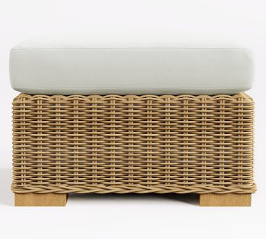 Huntington Sectional Ottoman with High Performance Cushion Cover | Pottery Barn (US)