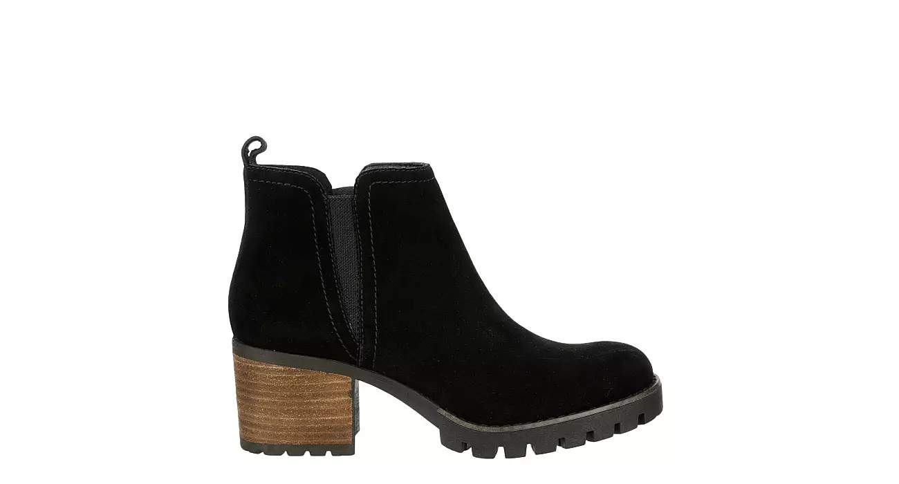 Eva & Zoe Womens Athena Chelsea Boot - Black | Rack Room Shoes