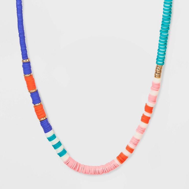 Disc Beaded Necklace - Universal Thread™ | Target