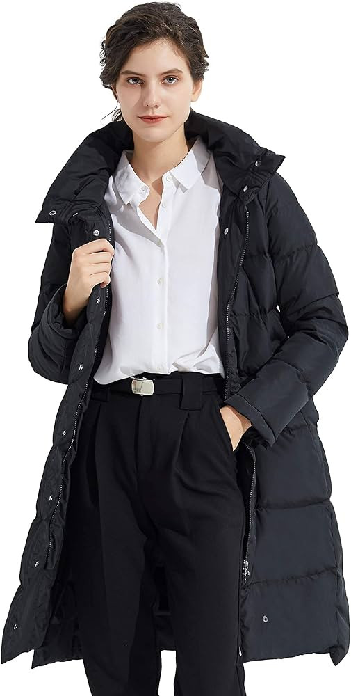 Orolay Women's Hooded Down Jacket Long Winter Coat | Amazon (US)
