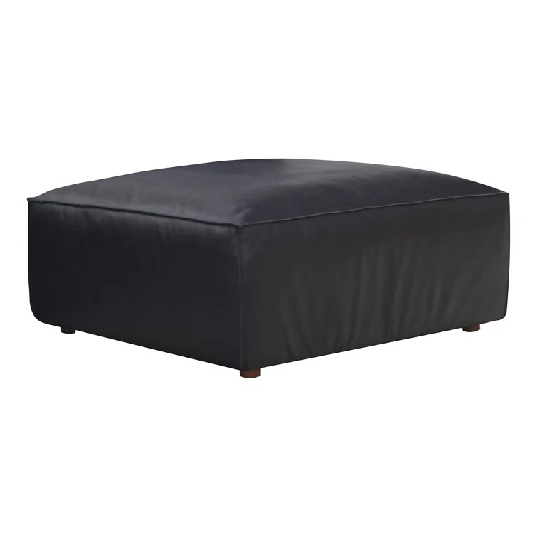 Astra Genuine Leather Ottoman | Wayfair North America