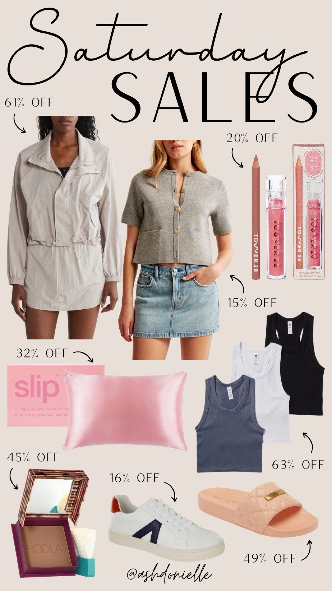 Saturday sales - weekend sales  - Spring fashion - Home necessities - trendy shoe inspo - Beauty on sale - Makeup favs - Comfy Tanks - Slip pillow case - Abercrombie  on sale - Nordstrom rack sale finds 

#LTKbeauty #LTKsalealert #LTKSeasonal