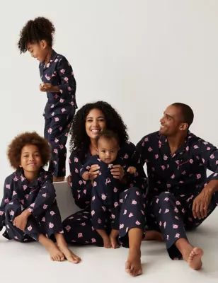 Percy Pig Family Christmas Pyjamas | M&S | Marks & Spencer (UK)