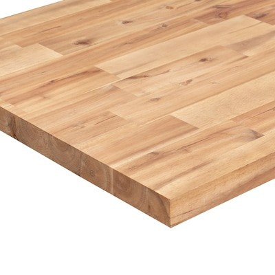 Sparrow Peak  Acacia Honey Stained 96-in x 25-in x 1.5-in Honey Stained Straight Butcher Block A... | Lowe's