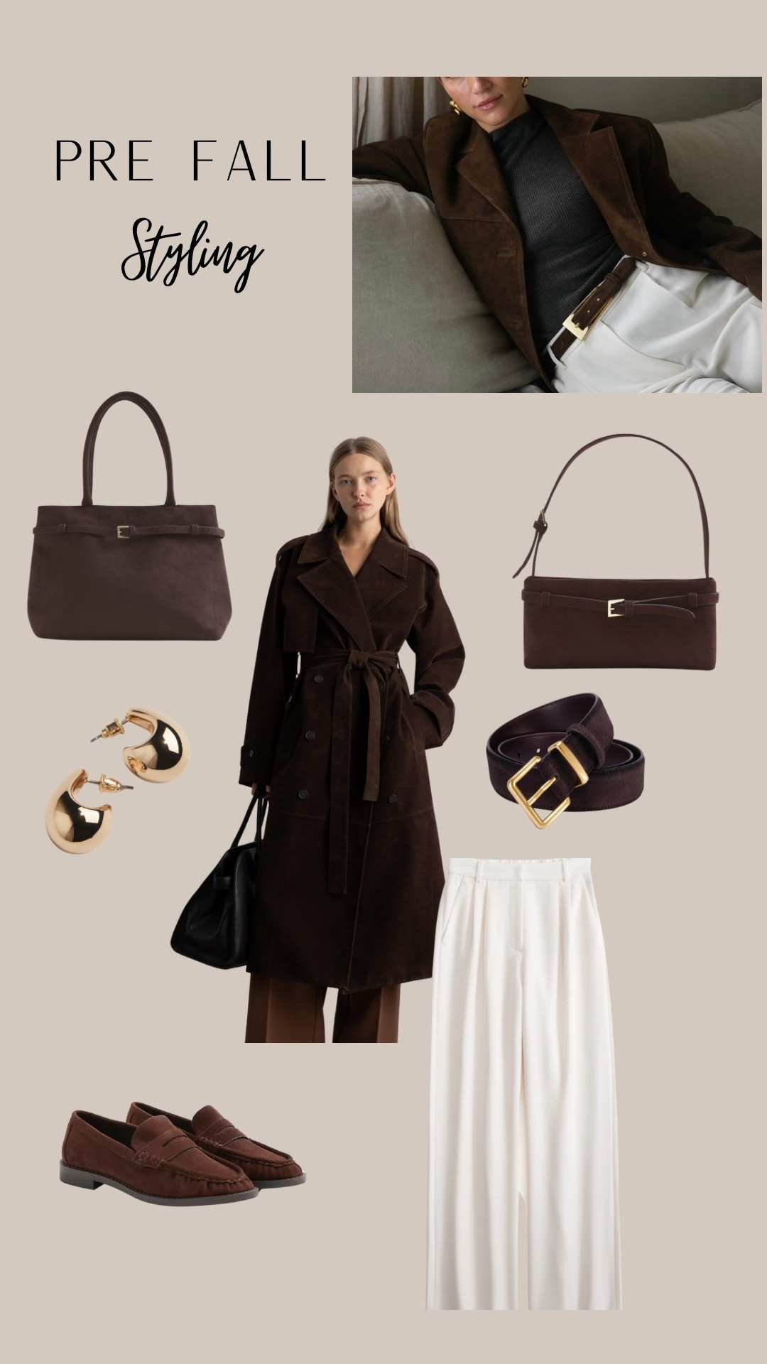 Chocolate suede inspo for fall 🍫☕️

#LTKStyleTip #LTKSeasonal #LTKItBag