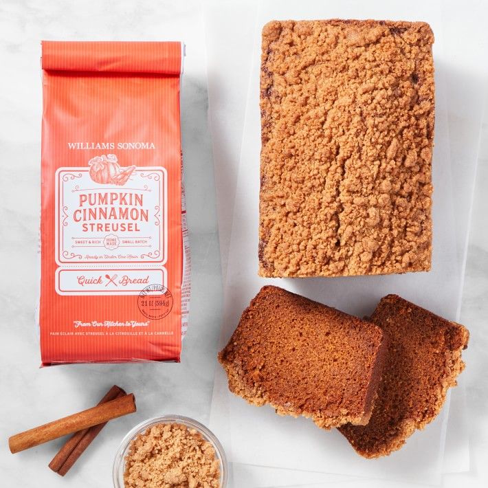 Williams Sonoma Quick Bread Mix, Pumpkin Cinnamon Streusel | Williams-Sonoma