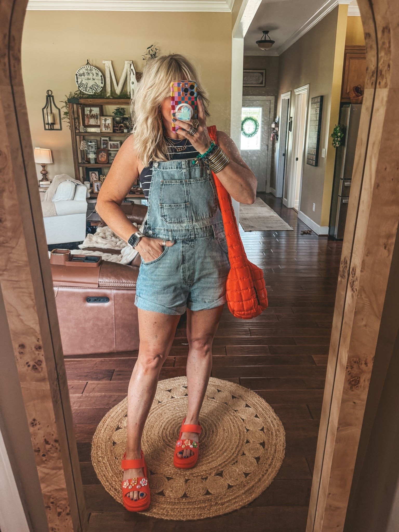 My OOTD ❤️‍🔥
Shortalls M
Tank M
Crocs o size down 
#summeroutfit #freepeople

#LTKootd #LTKOver40