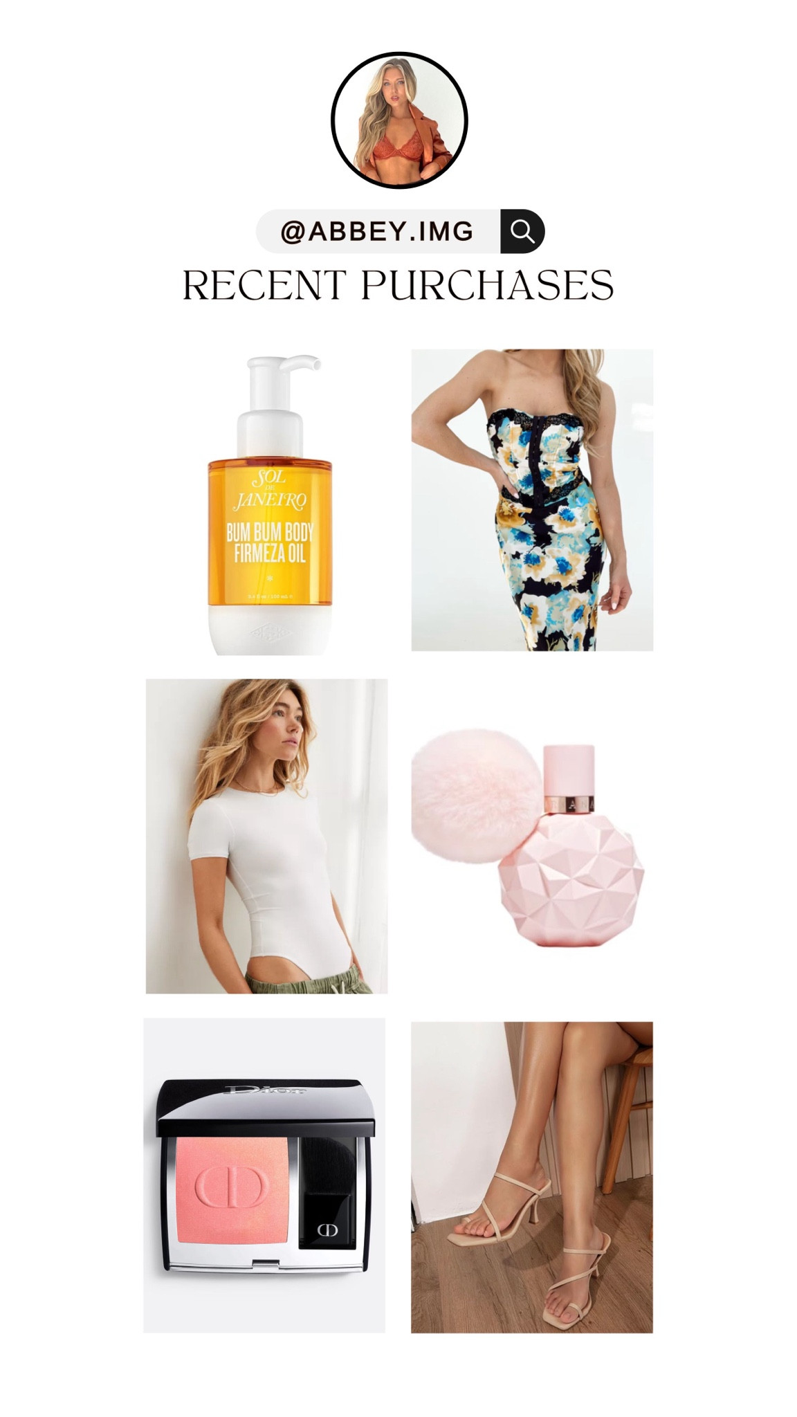 Recent purchases - May 2024 

#LTKstyletip #LTKbeauty #LTKfindsunder100