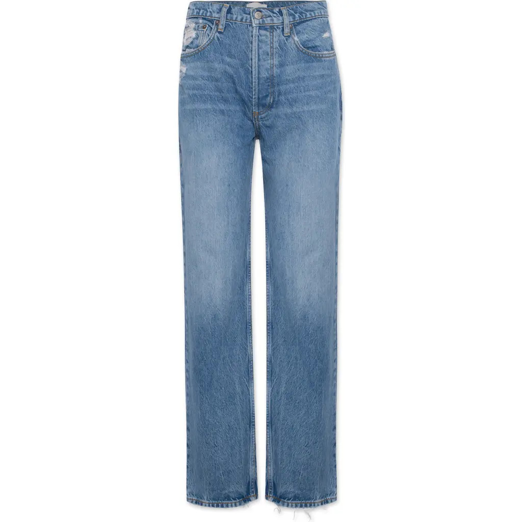 Boyish The Ziggy Straight Leg High Rise Vintage Jeans in Silverado at Nordstrom, Size 31 | Nordstrom