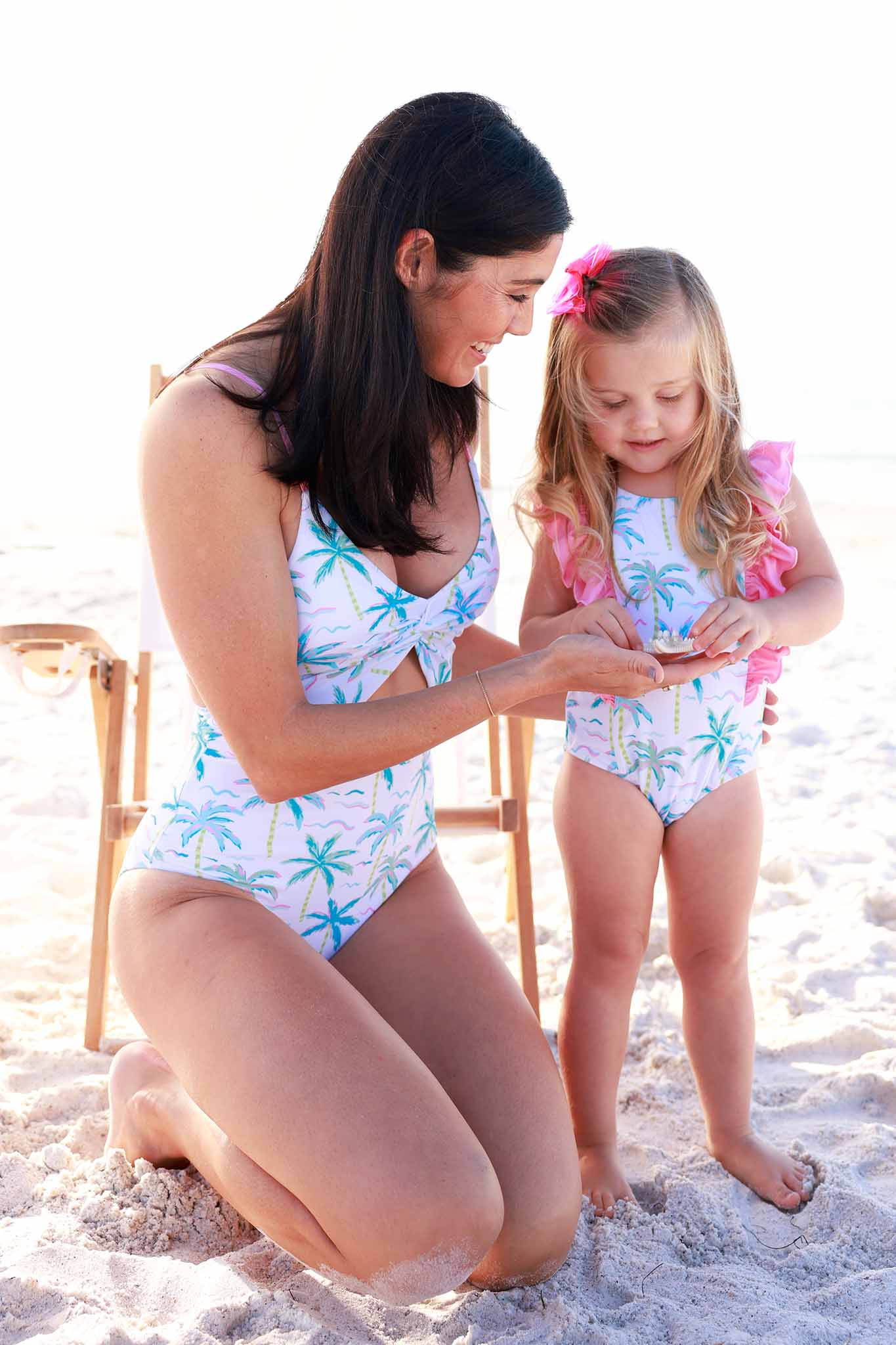 Women's Ruched Cutout One-Piece Swimsuit | Blue Lagoon | Caden Lane