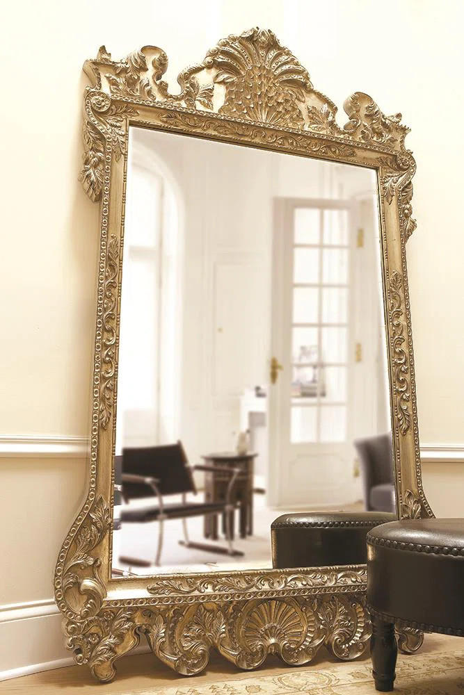 Sybel Traditional Beveled Full Length Ornate Mirror | Wayfair North America