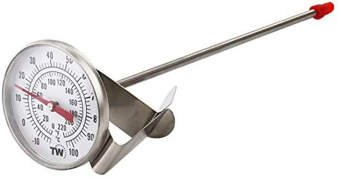 Milk Thermometer for Steaming Milk - Ideal Coffee Cheese Yogurt Making Thermometer with Clip and ... | Amazon (US)