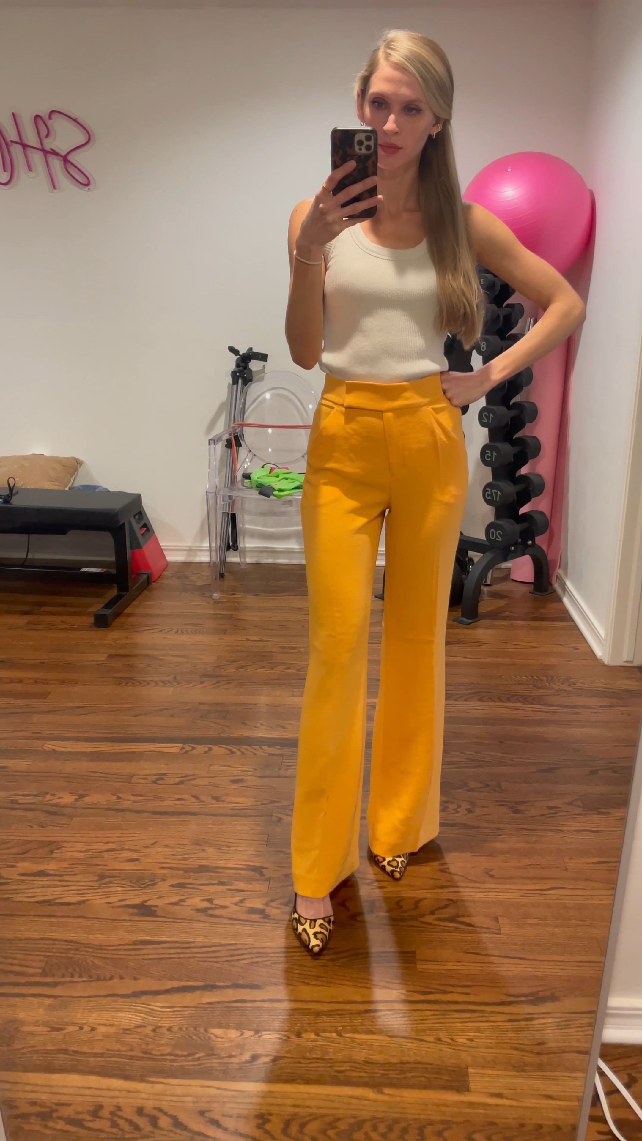 Another pair of work trousers, $20 bucks!! These have a matching jacket as well. Fit TTS and long enough for heels

Express, trousers, yellow pant, work pants, sale, flare trouser, workwear, pants, work outfit 

#LTKunder50 #LTKworkwear #LTKSale
