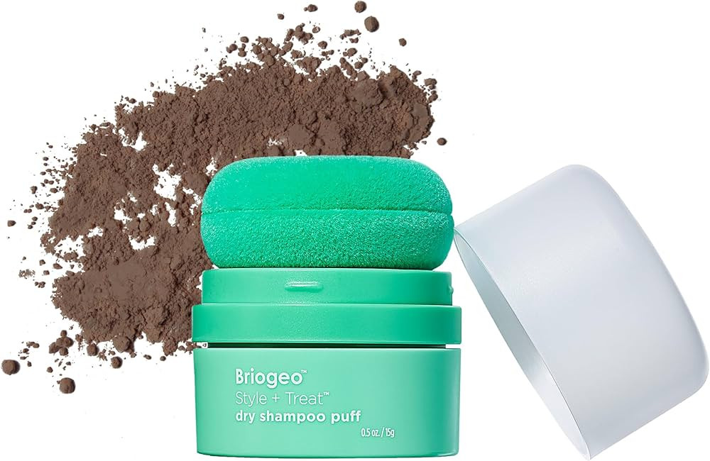 Briogeo Style & Treat Dry Shampoo Puff - Mattifying Dry Shampoo Powder - Non-Aerosol, Talc Free, ... | Amazon (US)