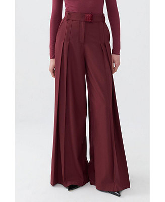 Women's Pleated High-Waisted Pants | Macy's