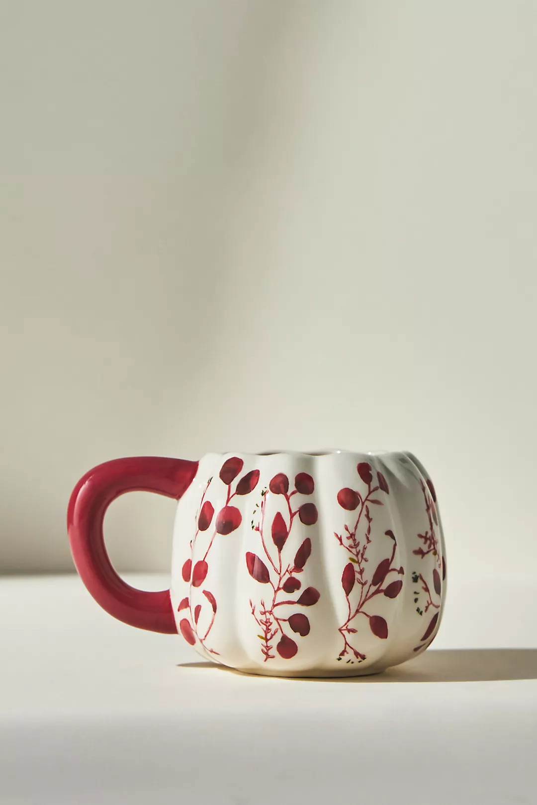 Floral Pumpkin Mug | Anthropologie (US)