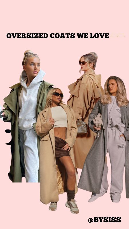 Sharing the oversized coats we love and totally keepers to us!! They are long, with a nice wide fit and comfy quality girls 💕💕 so happy to wear this stylish oversized layer during these colder rainy spring days.💕💕
.
Prettylittlething, inbetween coats, trench coats, spring coats 

#LTKSeasonal #LTKfindsunder50 #LTKfindsunder100