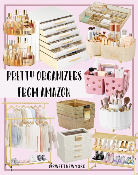 Rounding up some pretty and girly organizers from Amazon! Follow along for more amazon finds! 

#LTKfindsunder50 #LTKstyletip #LTKhome