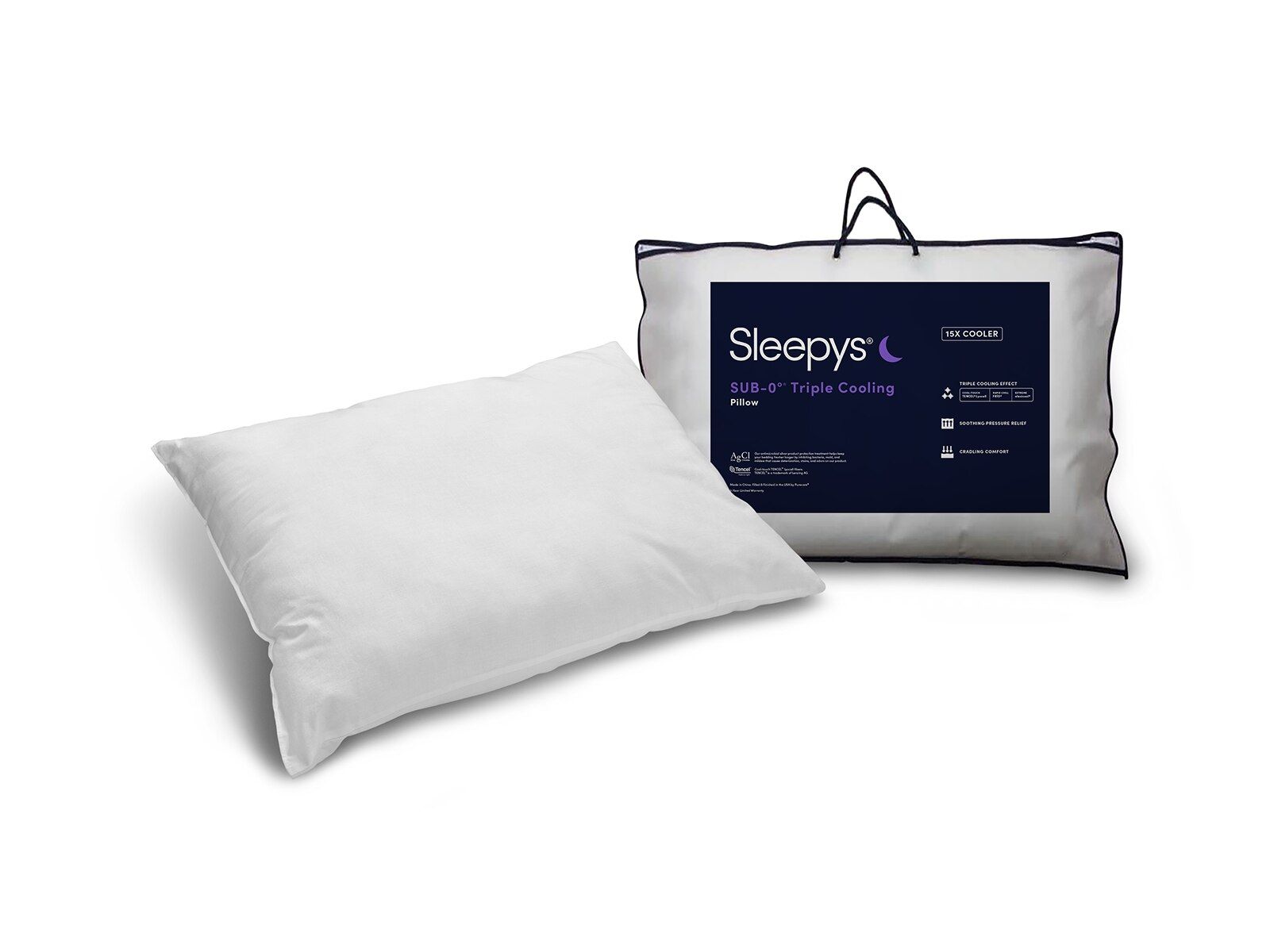 Sleepy's SUB-0°® Triple Cooling Fiber Pillow | Mattress Firm