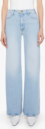 MOTHER The Hustler Roller Sneak High Waist Wide Leg Jeans | Nordstrom | Nordstrom