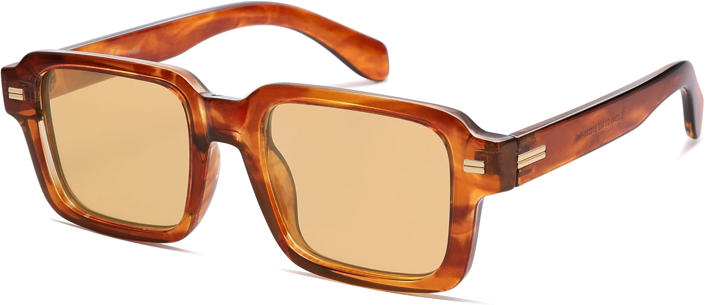 SOJOS Trendy Square Polarized Sunglasses for Women Men, Retro Vintage Womens Mens Rectangle Shade... | Amazon (US)