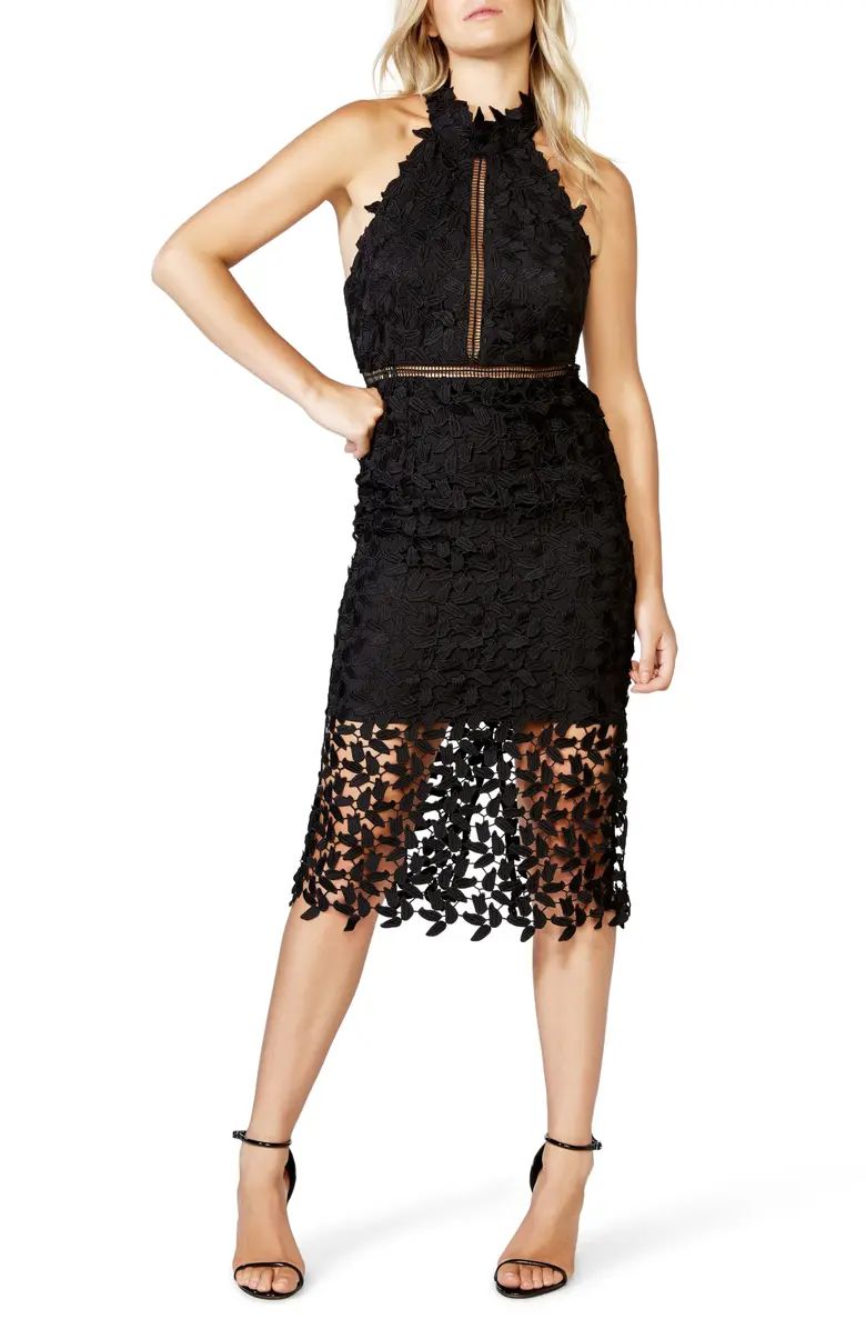 Gemma Halter Lace Sheath Dress | Nordstrom