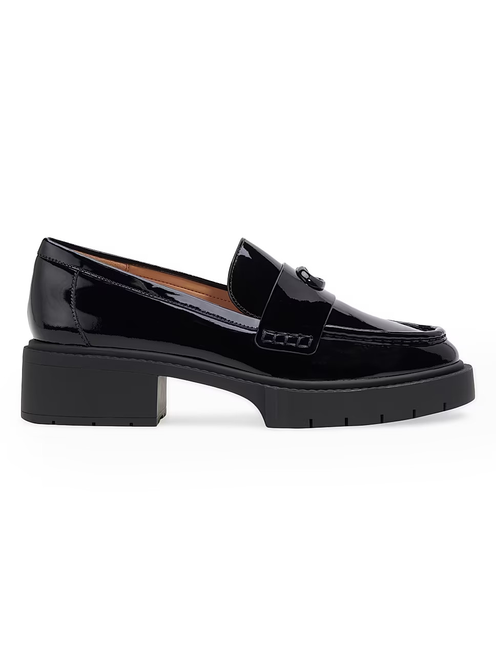 Leah 38MM Patent Leather Loafers | Saks Fifth Avenue