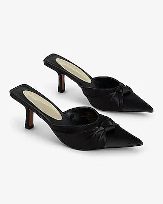 Twist Upper Pointed Toe Mules | Express