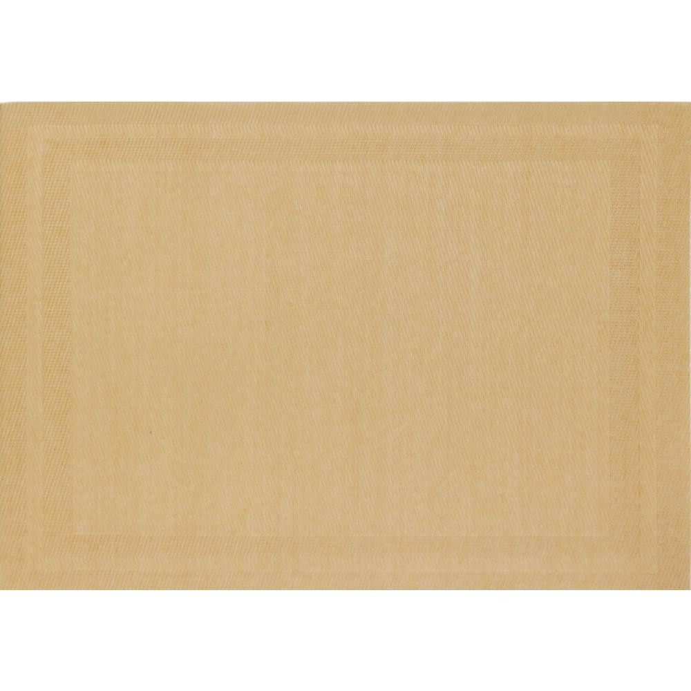 Pacific Merchants Beige Basket Weave Placemat (Set of 8) | The Home Depot