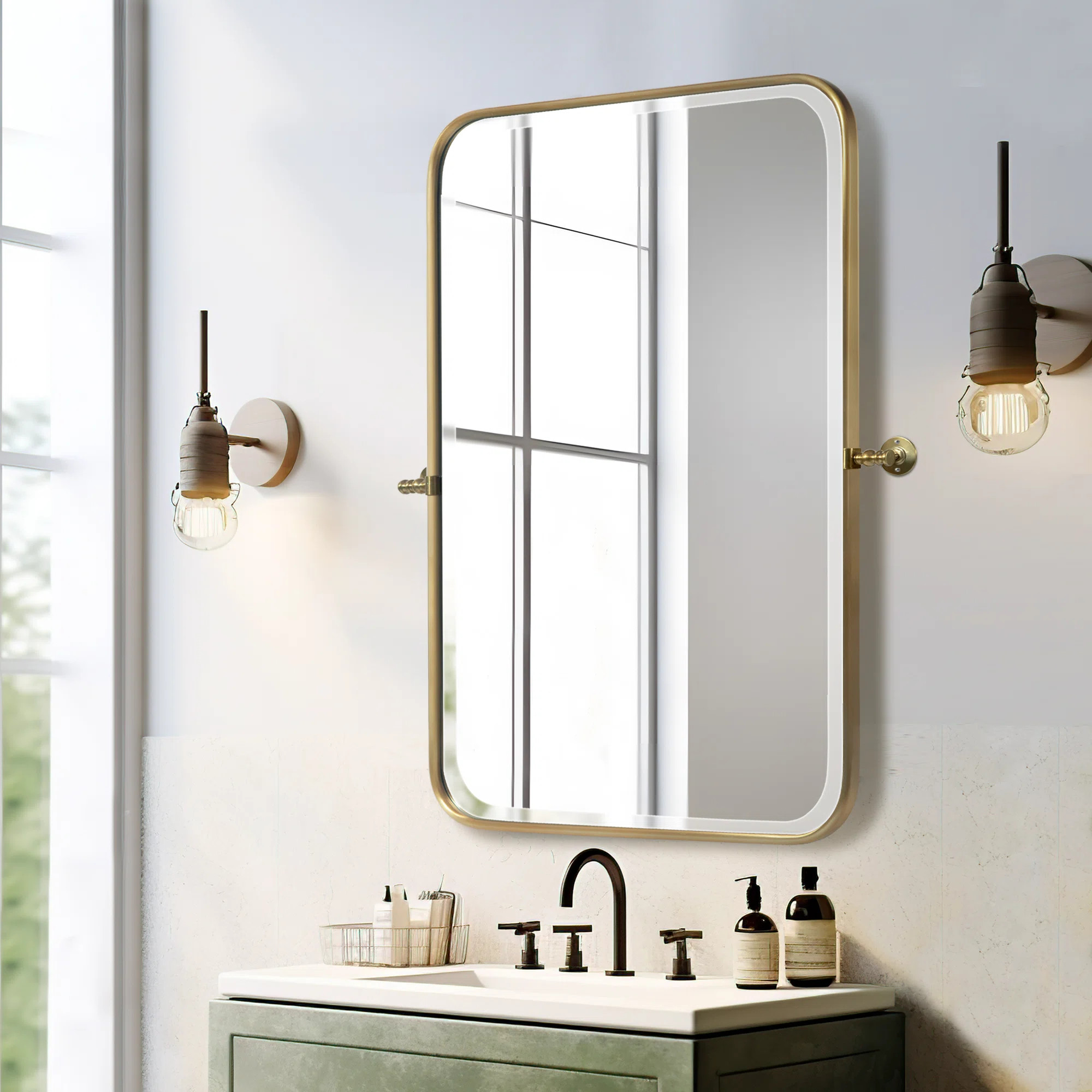 Trent Austin Design® Orth Metal Wall Mirror & Reviews | Wayfair | Wayfair North America