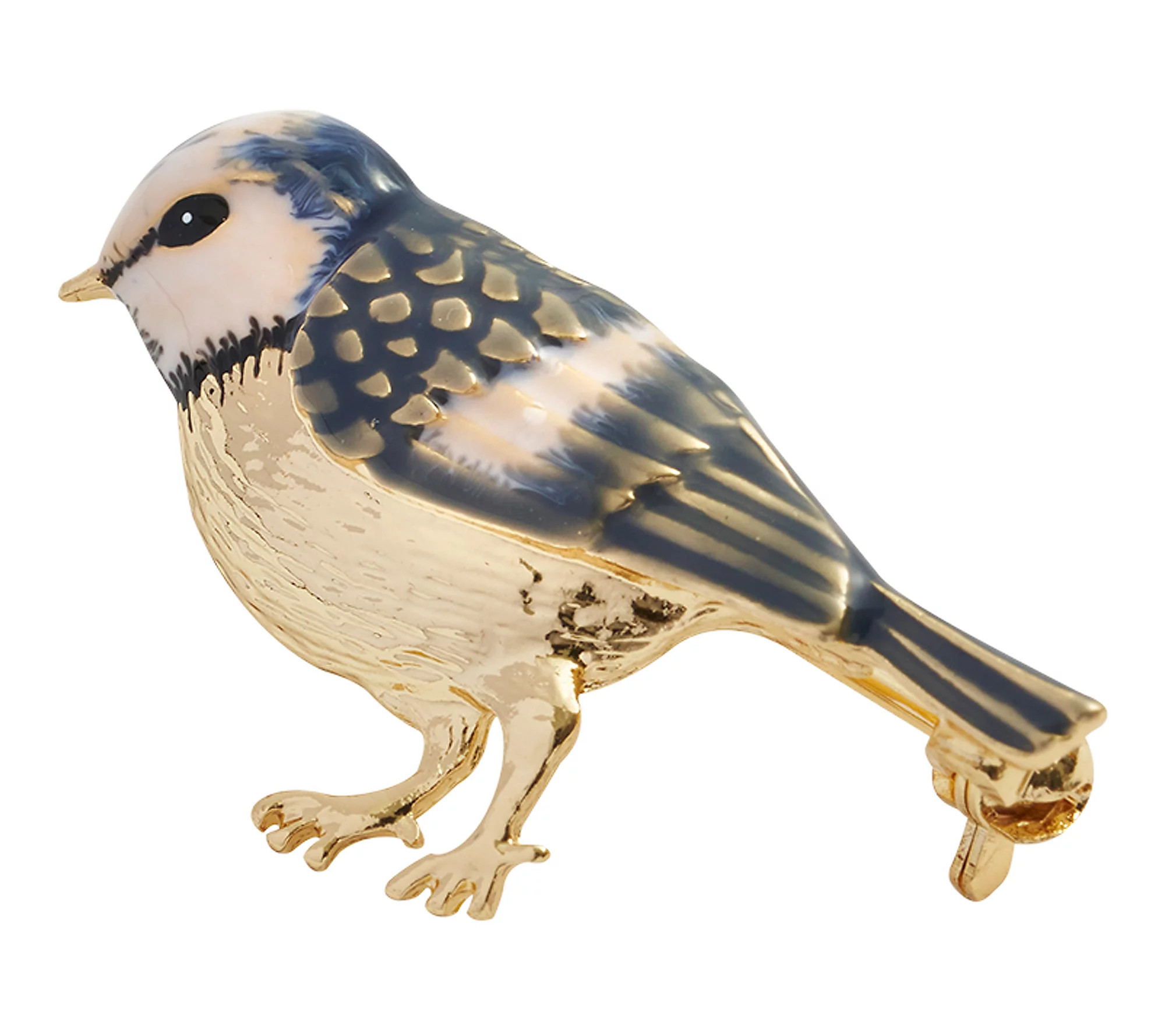 Fable England Enamel Blue Bird Brooch | QVC