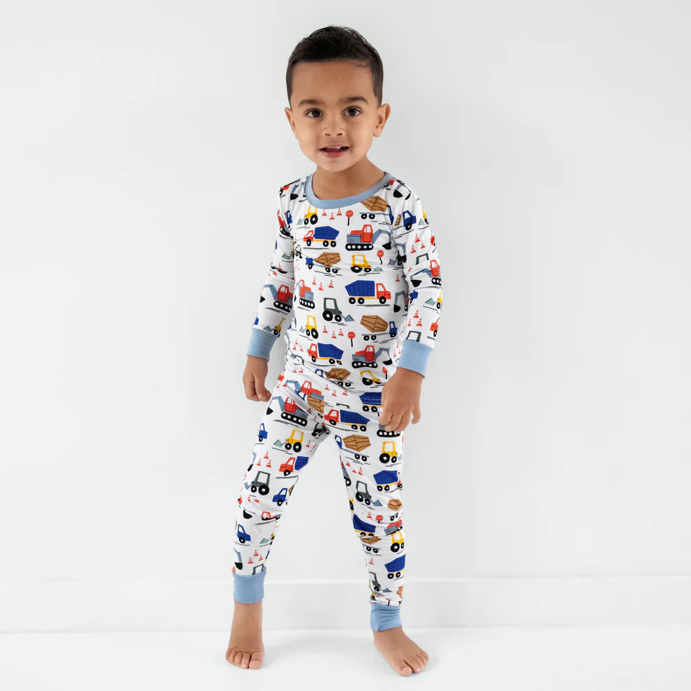 Construction Two-Piece Pajama Set | Little Sleepies