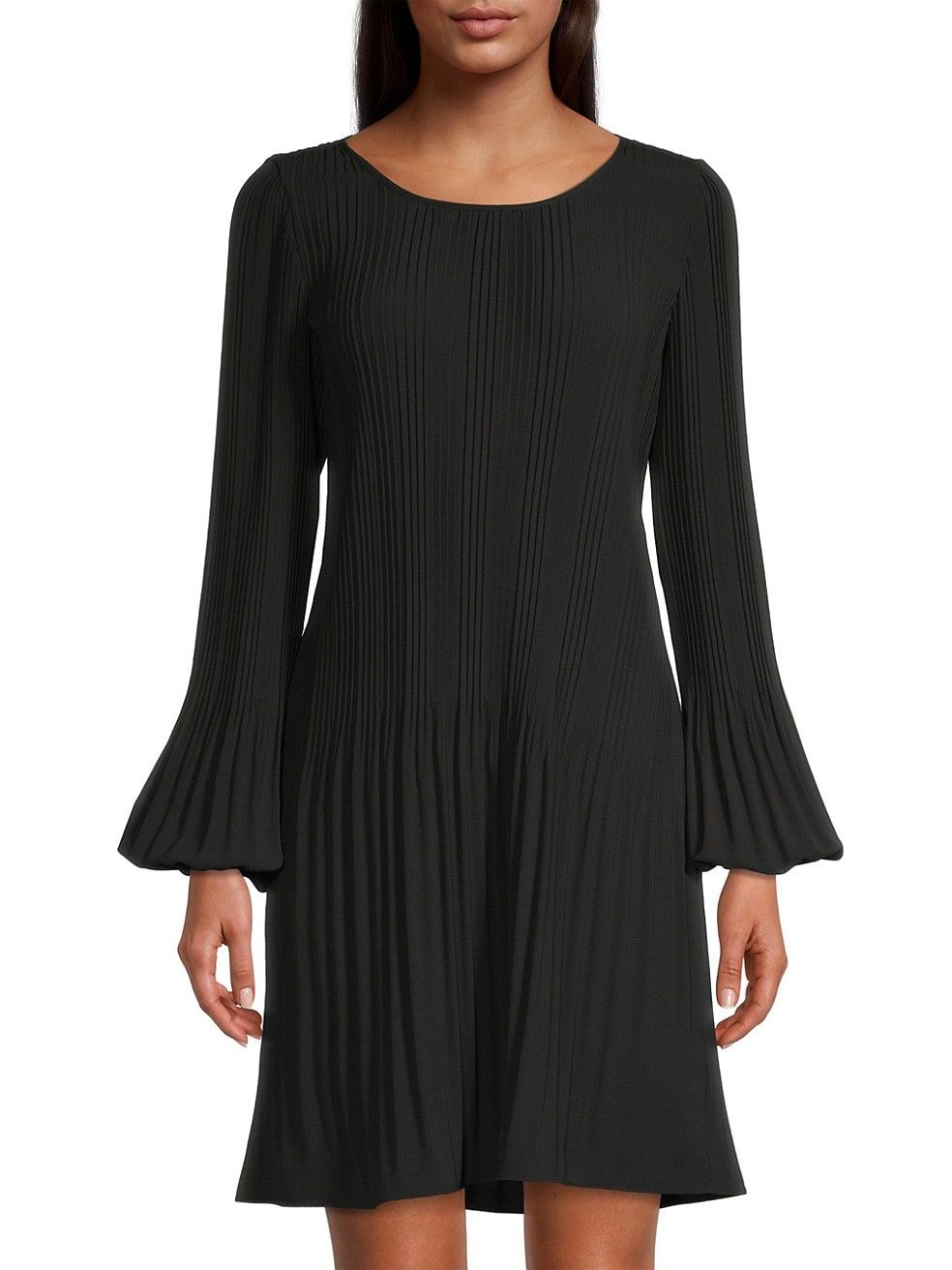 Release Pleated Sateen Minidress | Saks Fifth Avenue