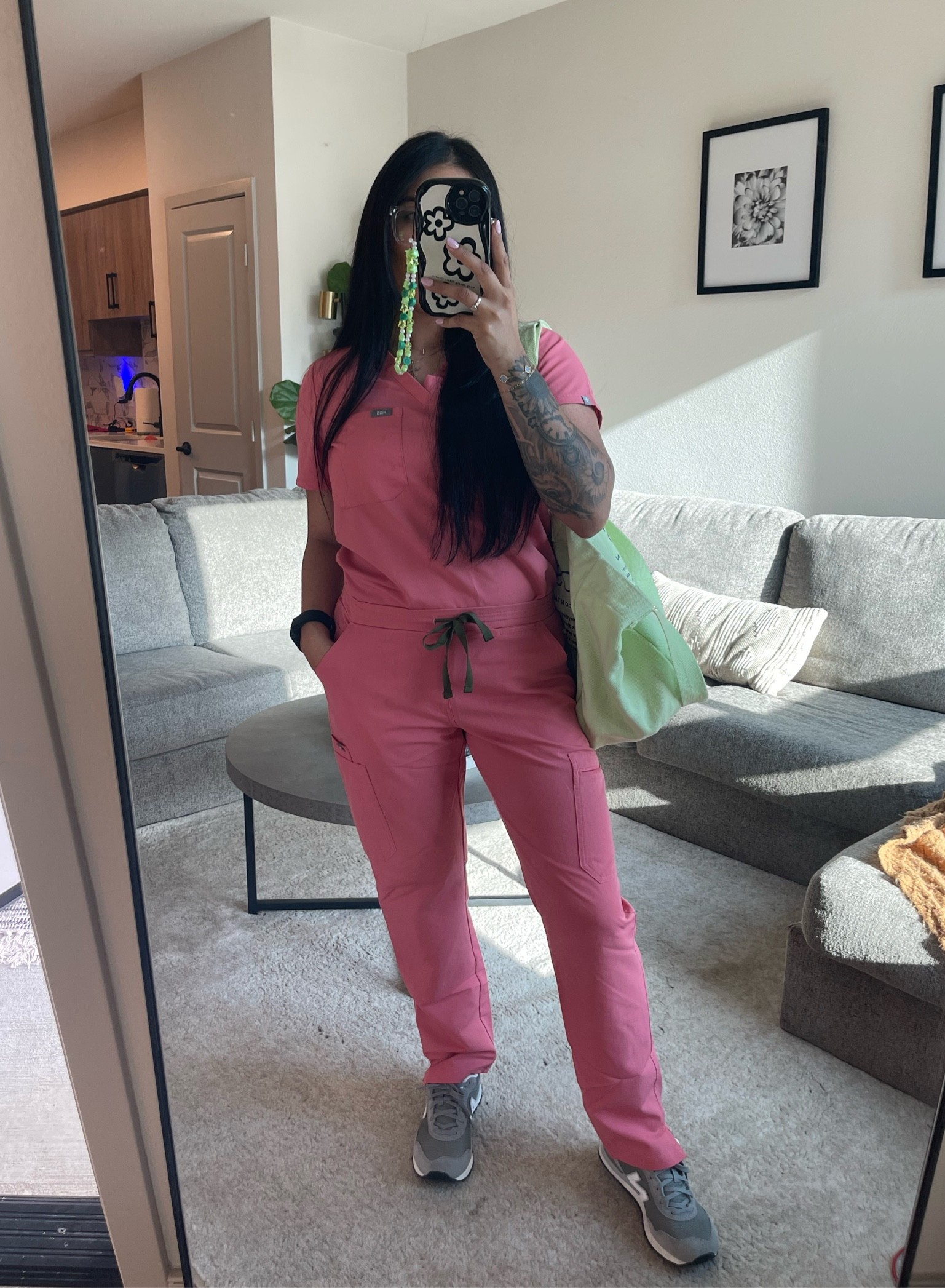 Your go to nurse fit #nurse #figs #newbalance 

#LTKBacktoSchool #LTKworkwear #LTKstyletip