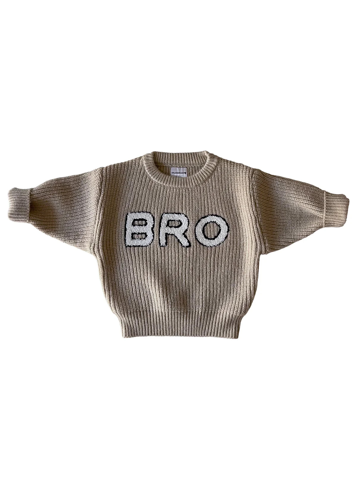Bro Knit Sweater, Cocoa | SpearmintLOVE