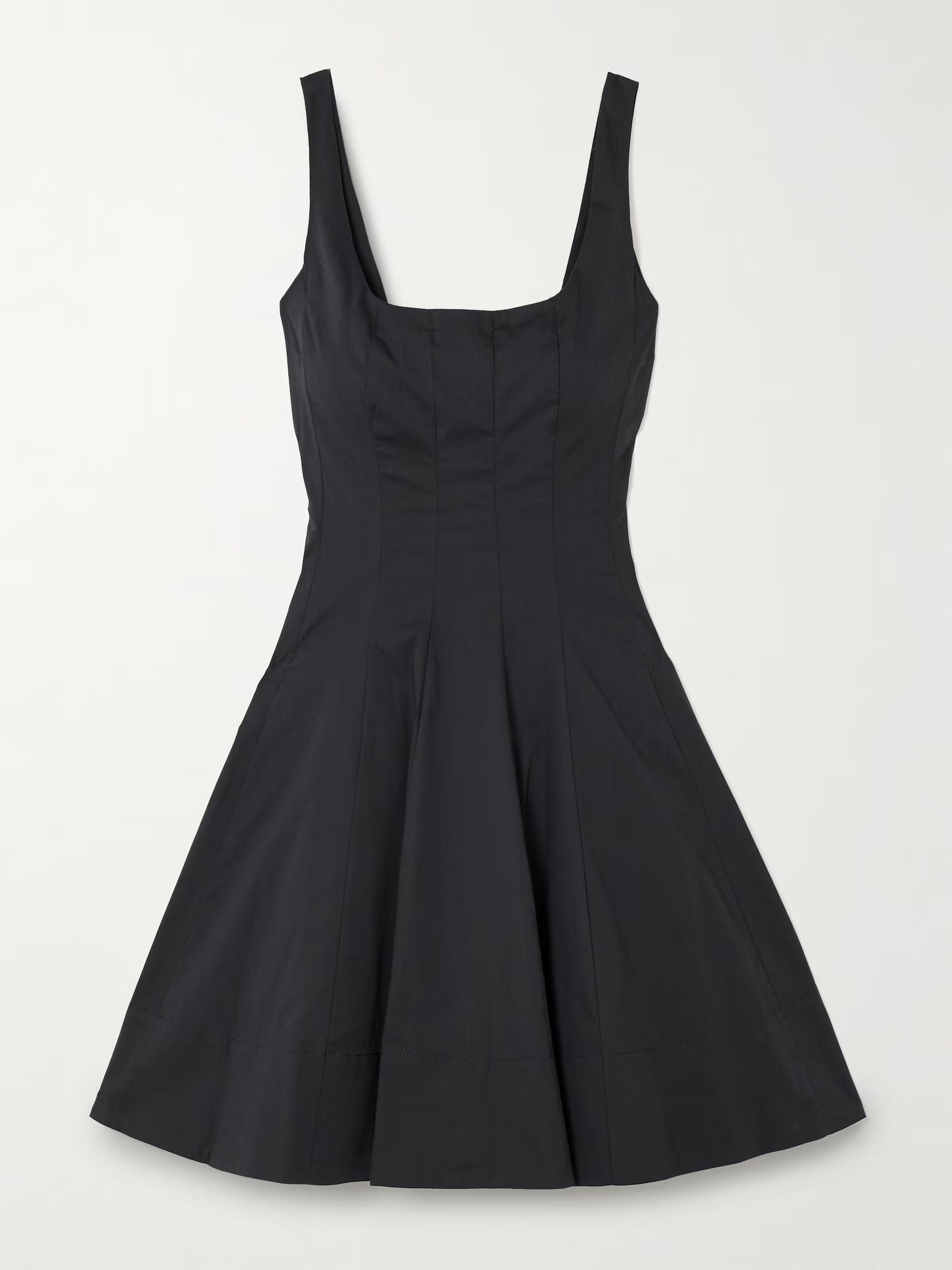 Wells pleated cotton-blend poplin mini dress | NET-A-PORTER (US)