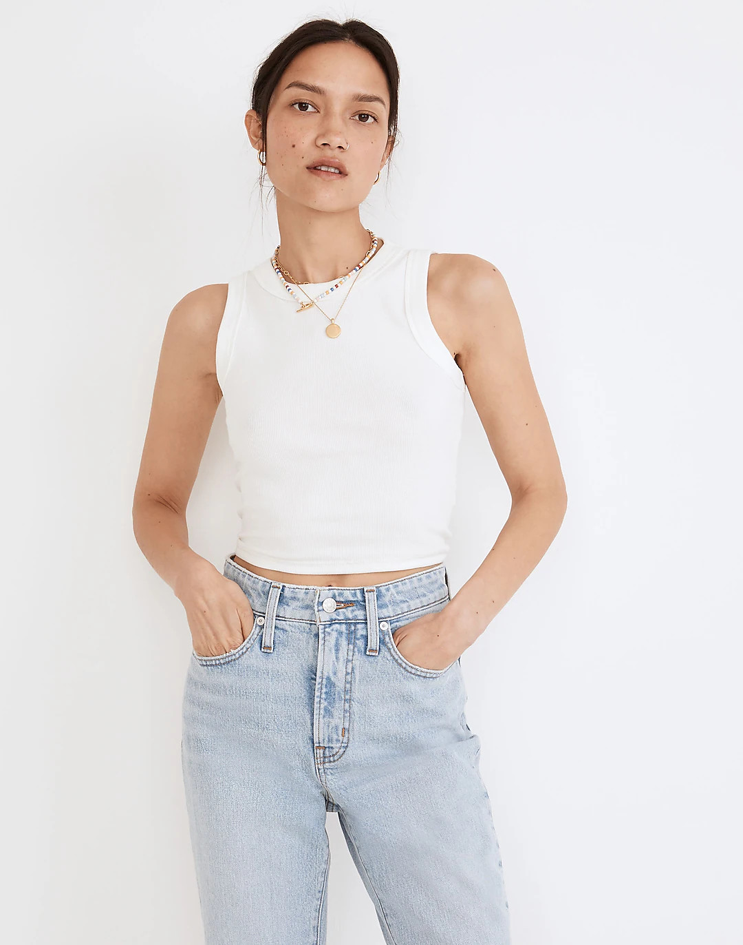 Brightside Crop Tank | Madewell