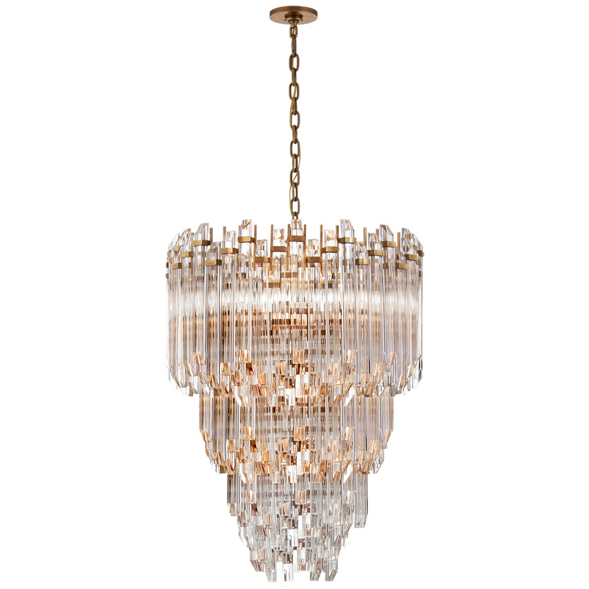 Adele Three-Tier Waterfall Chandelier (Open Box) | Visual Comfort