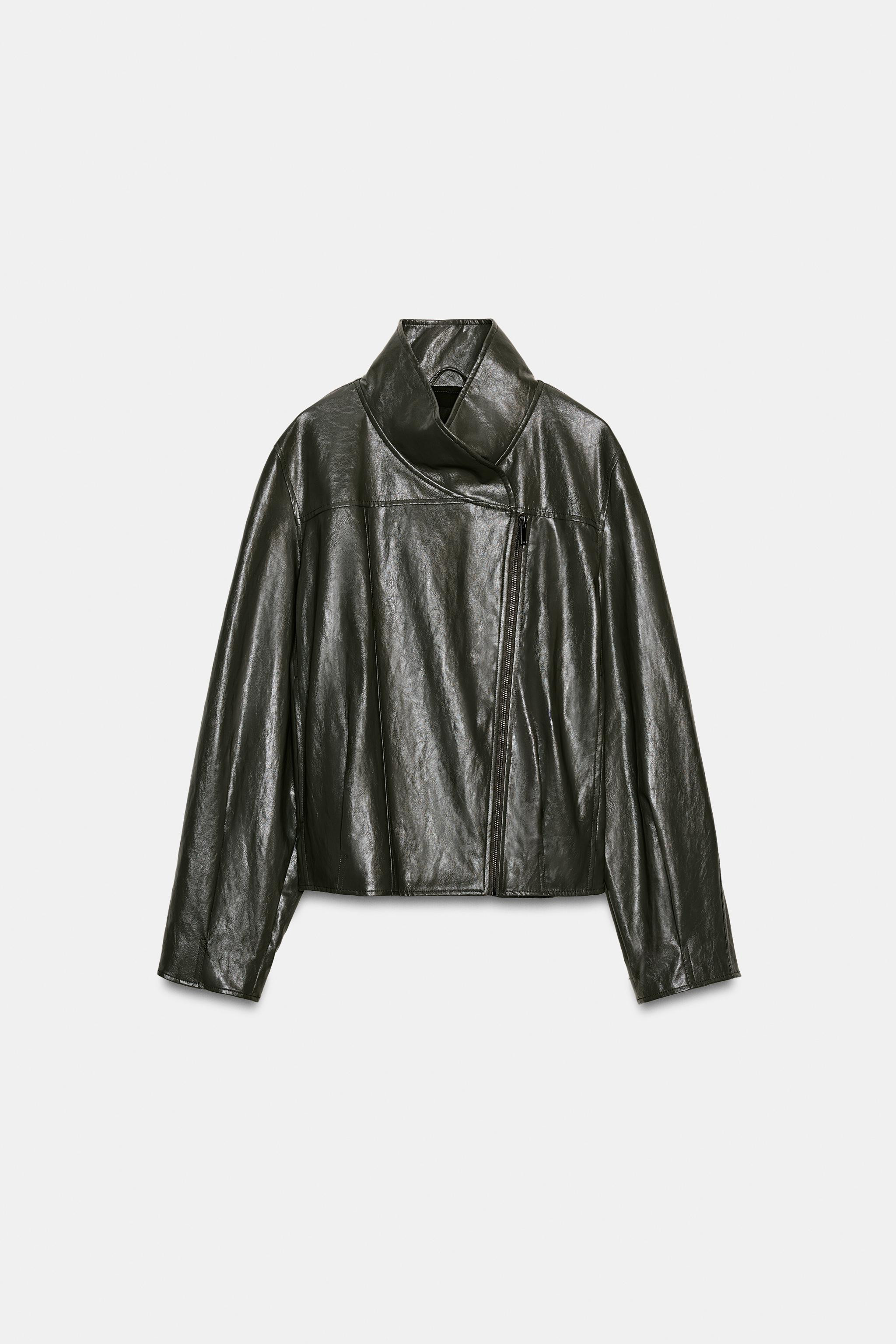 ZW COLLECTION FAUX LEATHER JACKET | Zara US
