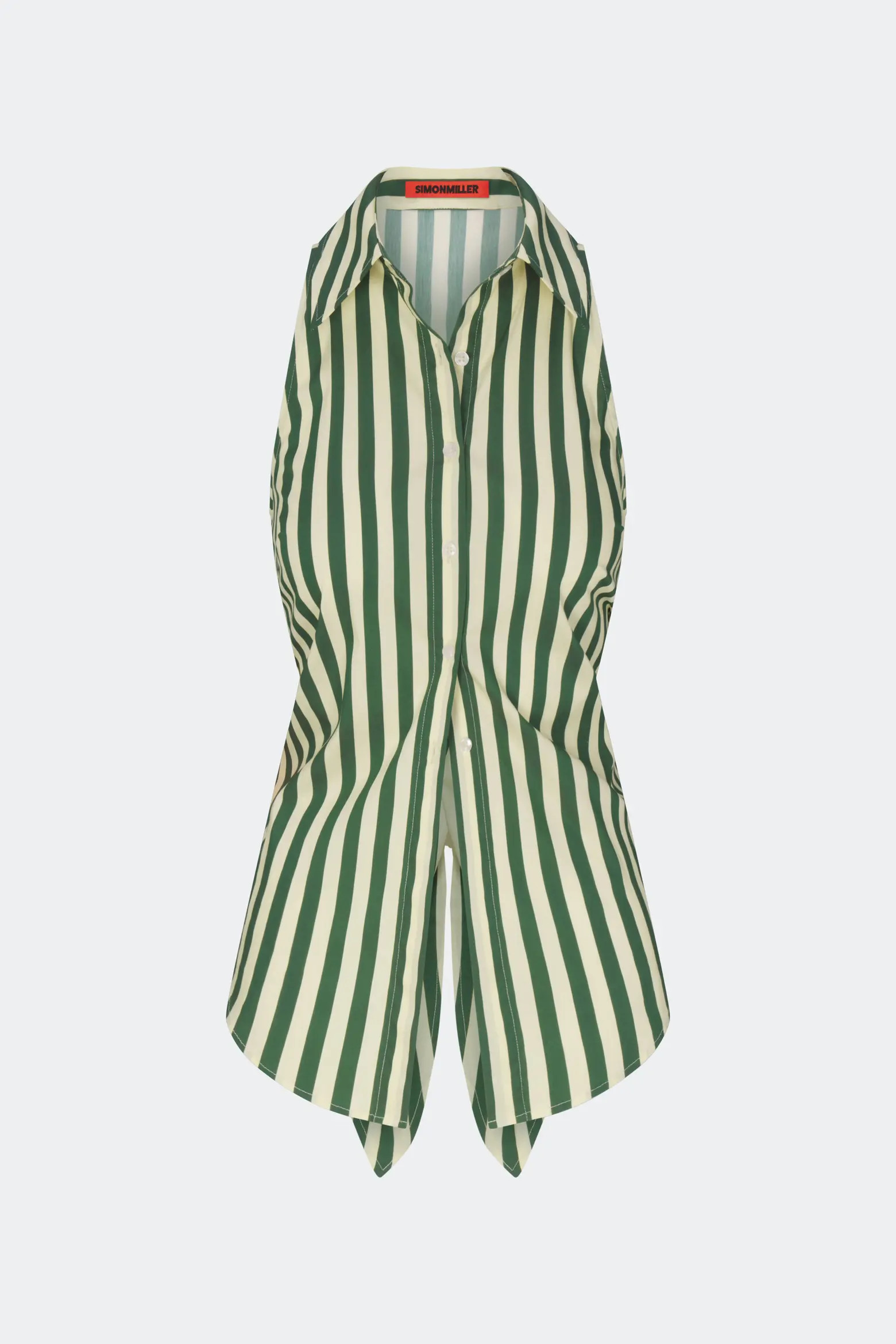 Loch Sleeveless Poplin Tie Back Button Up Shirt (Women) | Nordstrom | Nordstrom